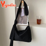 Knotted Straps Shoulder Bag Large Capacity Crossbody Bag Casual Handbag