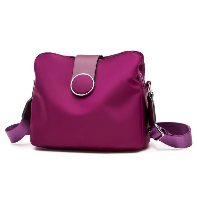 Nylon Shoulder Bag Women Leisure Waterproof Messenger Bag Shopping Lady Handbag