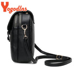 Women's PU Leather Crossbody Shoulder Bag Multi-layer Handbag Purse