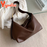 Soft Leather Shoulder Bag Large Capacity Armpit Bag Crossbody Handbag