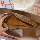 Soft Leather Shoulder Bag Large Capacity Armpit Bag Crossbody Handbag