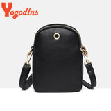 Soft Leather Shoulder Bag for Women Phone Crossbody Bag