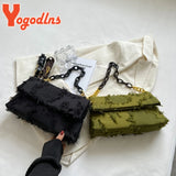 Canvas Flap Crossbody Bag for Women