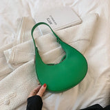 Summer Half-moon Bag For Women Candy Shoulder Bag Candy Underarm Bag