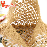 Summer Straw Bag Female Large Capacity Handle Bag Casual Beach Totes Bag