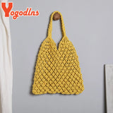 Summer Straw Bag Female Large Capacity Handle Bag Casual Beach Totes Bag