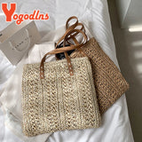 Summer Hollow Out Straw Bag Women Large Capacity Shoulder Bag