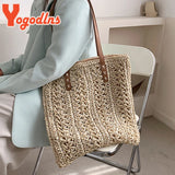 Summer Hollow Out Straw Bag Women Large Capacity Shoulder Bag