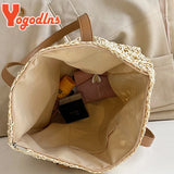Summer Hollow Out Straw Bag Women Large Capacity Shoulder Bag