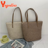 Summer Woven Women Bag Large Capacity Rattan Shoulder Vacation Beach Bag