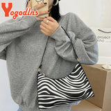 Cow Pattern PU Leather Shoulder Bag Vintage Lady Handbag