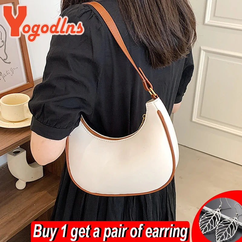 Classic Leather Shoulder Bag for Women