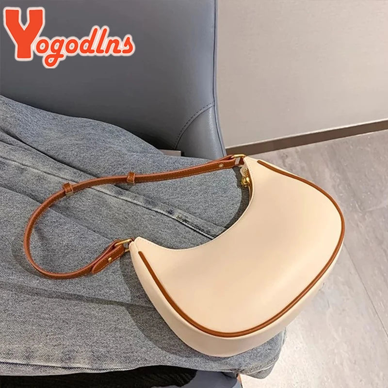 Classic Leather Shoulder Bag for Women