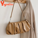 Pleated Cloud Bag For Women Candy Shoulder Bag Dumpling Bag Gilrs Handbag sac