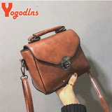 Vintage Leather Women Shoulder Bag Crossbody Messenger Handbag