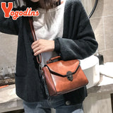 Vintage Leather Women Shoulder Bag Crossbody Messenger Handbag