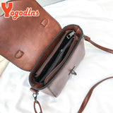 Vintage Leather Women Shoulder Bag Crossbody Messenger Handbag