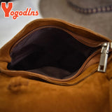 Vintage Leather Shoulder Bag Women Tassel Crossbody Bag