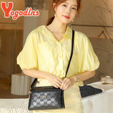 Vintage Printing Shoulder Messenger Bag Female Pu Leather Crossbody Bag
