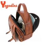 Vintage Small Shoulder Bag Women Soft PU Leather Crossbody Bag