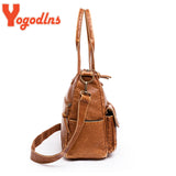 Vintage Women's Bag High Handbag Large Capacity Tote Bag Retro Handle Bag