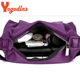 Waterproof Nylon Shoulder Bag Female Crossbody Bag Large Capacity Lady Handbag