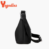 Waterproof Nylon Shoulder Bag Female Crossbody Bag Large Capacity Lady Handbag