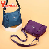 Waterproof Nylon Shoulder Bag Female Crossbody Bag Large Capacity Lady Handbag