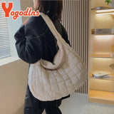 Winter Space Cotton Shoulder Bag Female Large Capacity Dumpling Bag