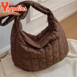 Winter Space Cotton Shoulder Bag Female Large Capacity Dumpling Bag