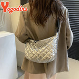Winter Space Cotton Shoulder Bag For Women