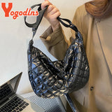 Winter Space Cotton Shoulder Bag For Women