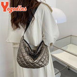 Winter Space Cotton Shoulder Bag For Women