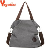 Women Corduroy Canvas Tote Casual Shoulder Bag Foldable Reusable Shopping Bags