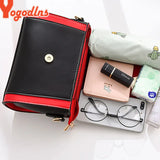 Women Small Square Bag Ladies Car Line Patchwork Handbag Retro Shoulder Bags Mes