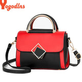 Women Small Square Bag Ladies Car Line Patchwork Handbag Retro Shoulder Bags Mes