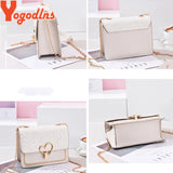 Women Sequin Love Shape Lock Shoulder Bag Chain Flap Bag