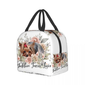Yorkshire Terrier Insulated Lunch Bags for Picnic