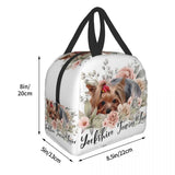 Yorkshire Terrier Insulated Lunch Bags for Picnic