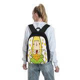 Corny Print Eco Friendly School Backpacks Men Women Boys