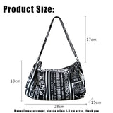 Retro Handbag Canvas Shoulder Totes Vintage Top Handbags Small Bags Clutch