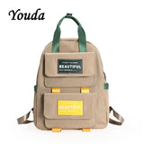 Schoolbag College Style Student Backpack High Backpacks Casual Shoulder Bag