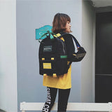 Schoolbag College Style Student Backpack High Backpacks Casual Shoulder Bag