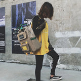 Schoolbag College Style Student Backpack High Backpacks Casual Shoulder Bag