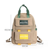 Schoolbag College Style Student Backpack High Backpacks Casual Shoulder Bag