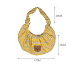 Casual Shoulder Bag with Bear Pattern