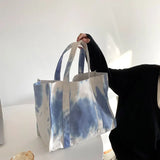 Canvas Shoulder Bag Literary Women's Tote Handbag