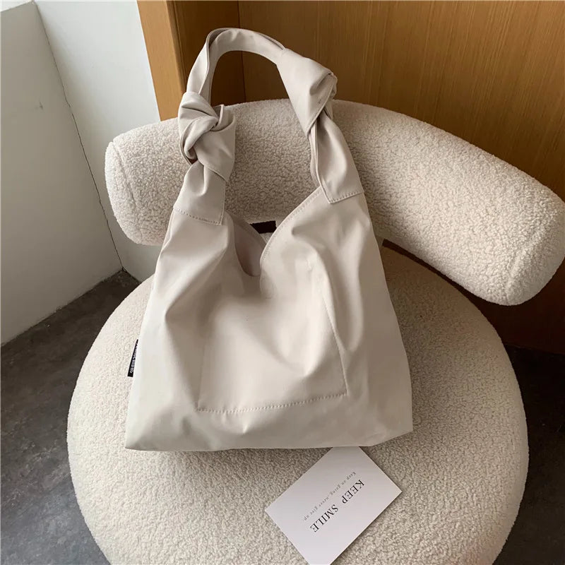 Women Nylon Hobo Bag Large Capacity Shoulder Bags Shopping Package