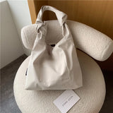 Women Nylon Hobo Bag Large Capacity Shoulder Bags Shopping Package