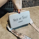 Retro Women Handbags Ladies Tote Sweet Letters Literary Hand